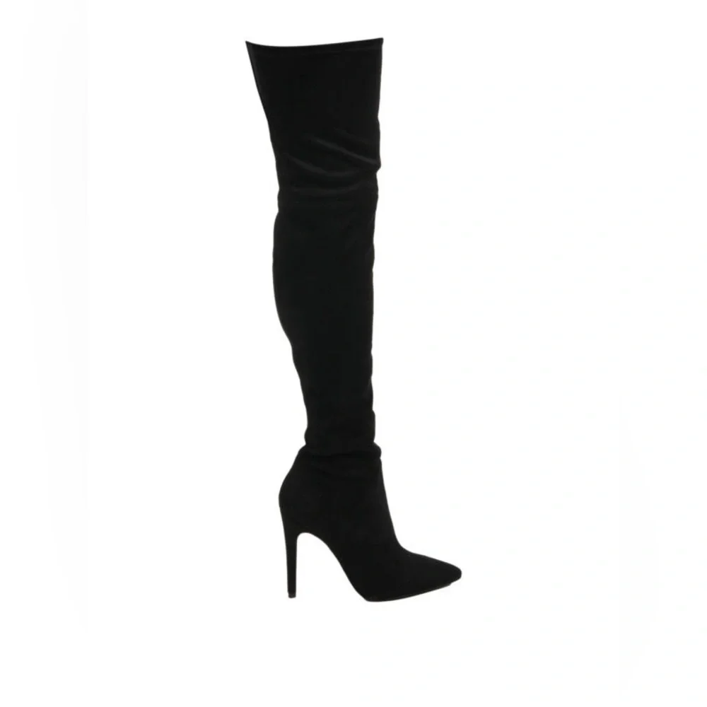 Kendall + Kylie “Kayla” Thigh-High Suede Boots – Size 9, Burgundy or Black (NWT)
